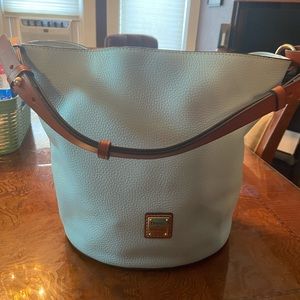 NWOT pale blue Dooney and Bourke Thea bag